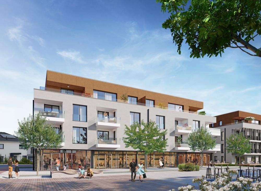 Neubau in Linkenheim: Moderne Eigentumswohnungen im Carré am Markt, 76351 Linkenheim-Hochstetten