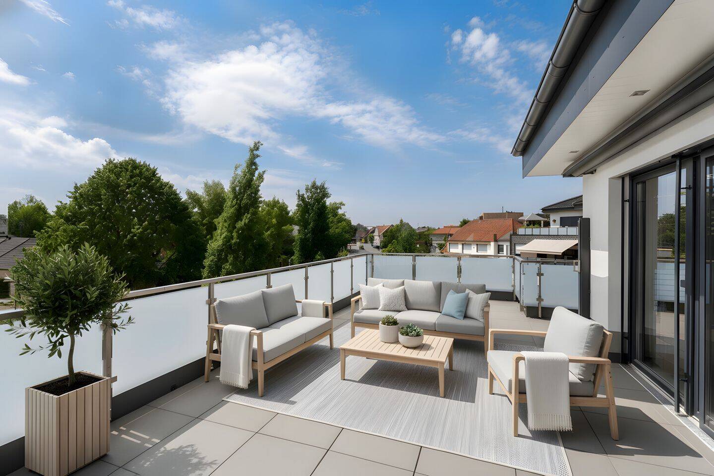 Exklusives Penthouse mit großzügiger Dachterrasse – stilvolles Wohnen auf gehobenen Niveau, 48432 Rheine
