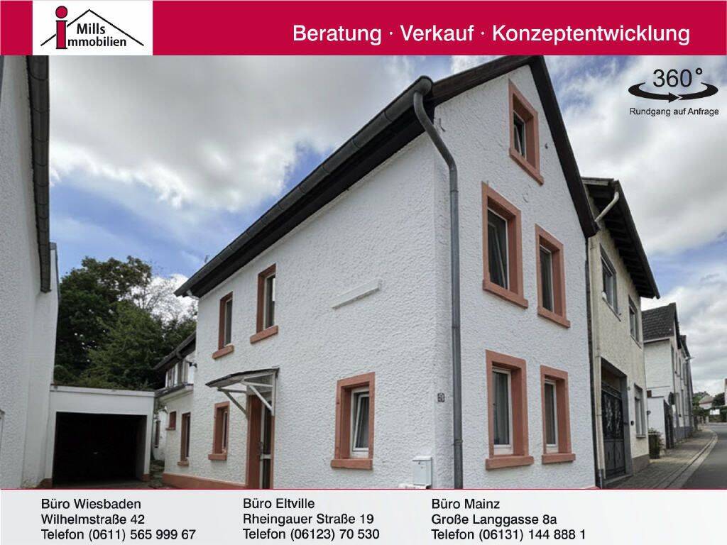 Hübsches Einfamilienhaus mit Terrasse und Garten in guter Lage von Schornsheim, 55288 Armsheim