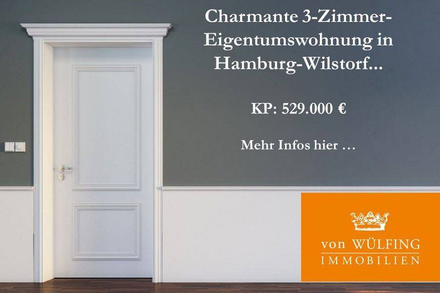 Charmante 3-Zimmer-Eigentumswohnung in Hamburg-Wilstorf…