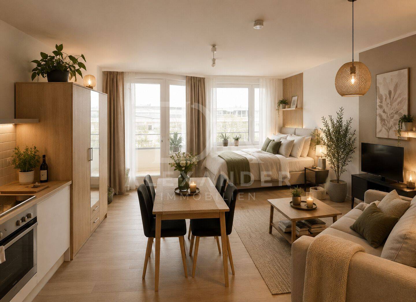 Möbliertes Apartment mit Balkon in München-Pasing!, 81241 München (Aubing-Lochhausen-Langwied Pasing-Obermenzing)
