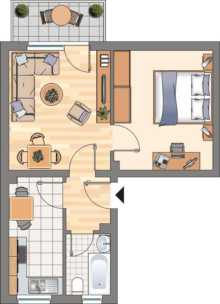 Nachmieter zum 01.08.2026 gesucht! 2-Zimmer-Wohnung in Dortmund Benninghofen, 44269 Dortmund (Benninghofen Berghofen Schüren)