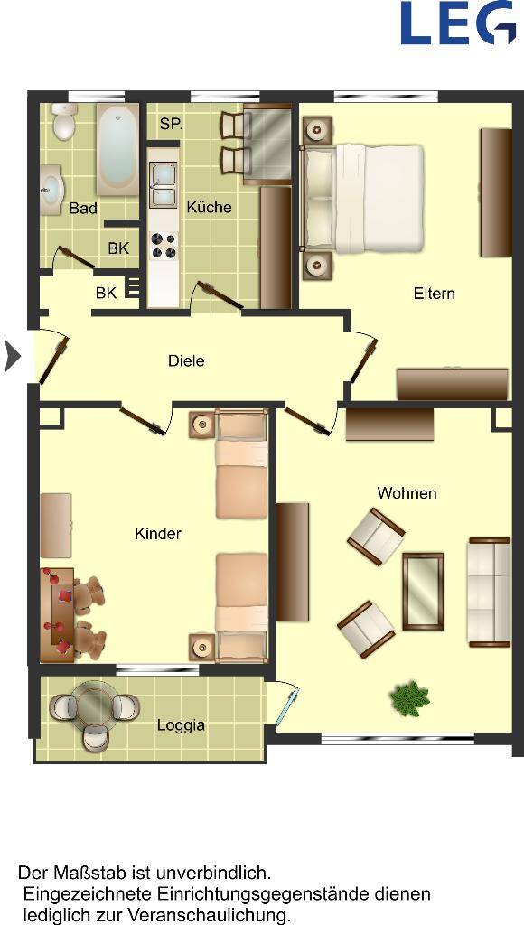 3-Zimmer-Wohnung in Solingen Höhscheid, 42655 Solingen (Höhscheid Merscheid Solingen-Mitte Wald)