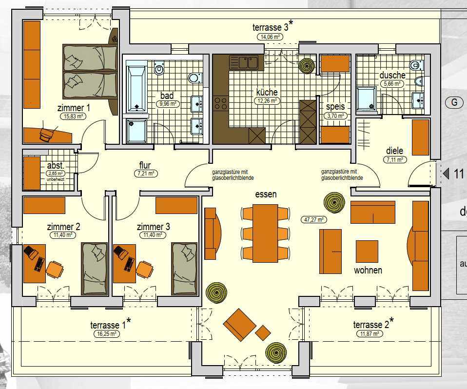 4 Zimmer Penthouse in Neu-Ulm zu vermieten, 89231 Neu-Ulm