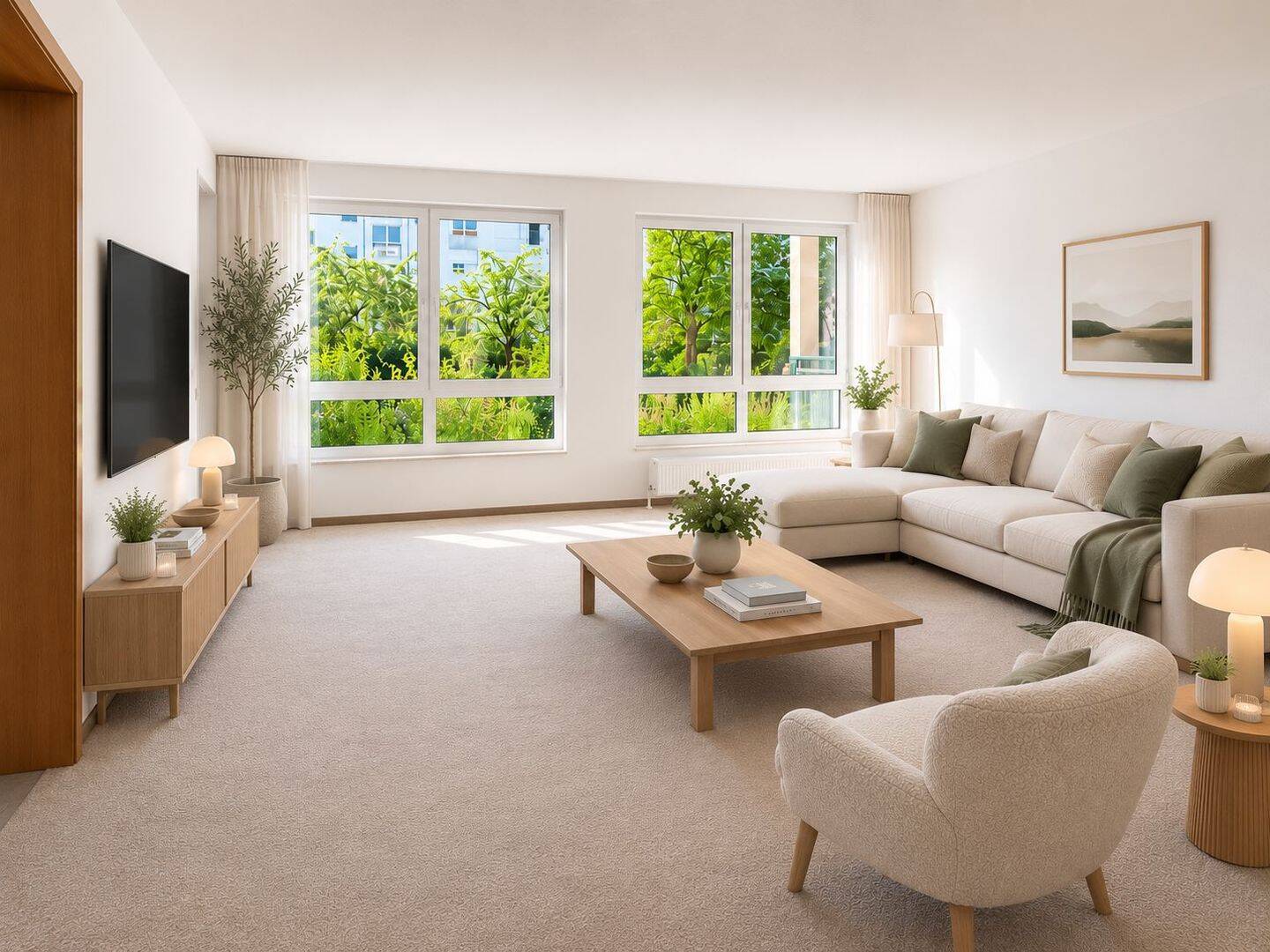 Bezugsfreie großzügige 2 Zimmerwohnung mit Balkon, TG-Stellplatz und Abstellraum, 4329 Leipzig (Heiterblick Paunsdorf)