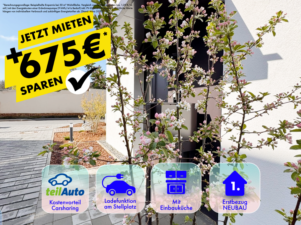 * JETZT MIETEN * NEUBAU * Energie A+ * 2 Zimmer * Küche * Barrierefrei * Lift * 04/2026 *, 4416 Markkleeberg
