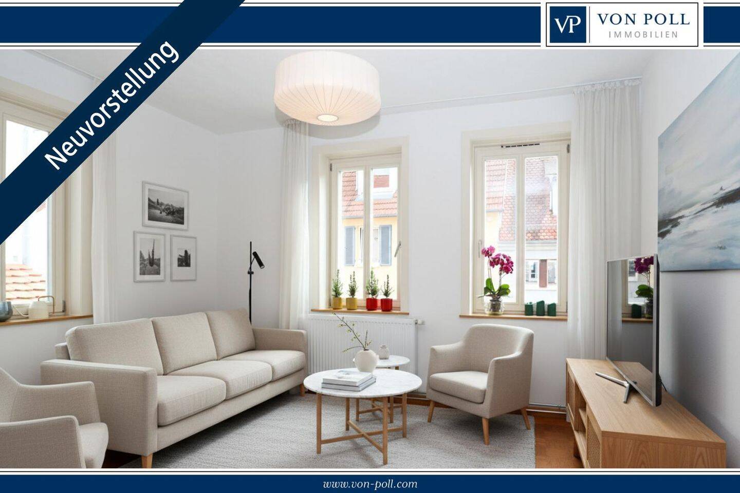 Traumhafte sanierte 5-7-Zimmer-Wohnung mit Balkon in Lustnau, 72074 Tübingen