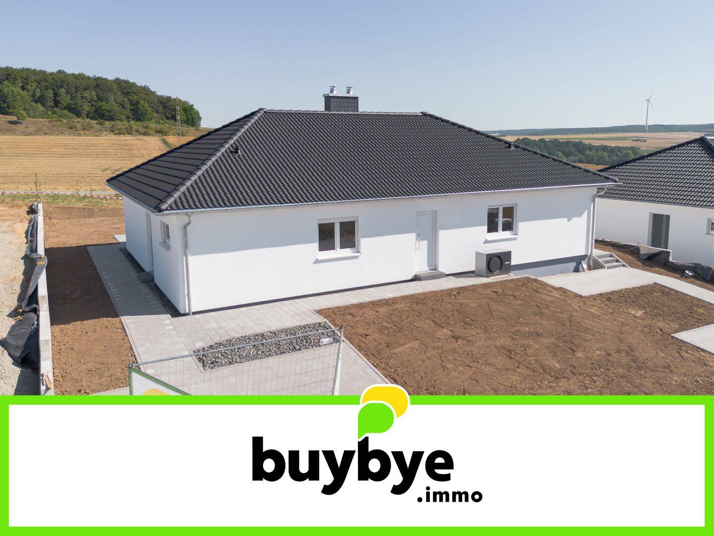 Eichenhausen: 6 Neubau-Bungalow-Doppelhaushälfte – Modernes und seniorengerechtes Wohnen mit großzügigem Garten, 97618 Heustreu