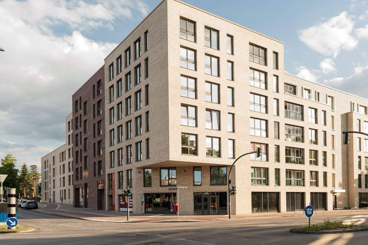 Exklusive Neubauwohnung mit 3 Zimmern und sonniger Süd-West-Terrasse in begehrter Lage von Hamburg-Wandsbek, 22041 Hamburg (Wandsbek Marienthal Tonndorf)