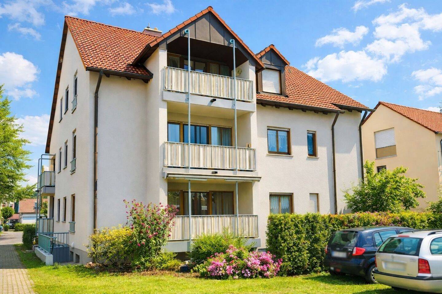 Vermietete 3-Zi.-Wohnung 76m² I Balkon I Stellplatz I EG, 97320 Albertshofen