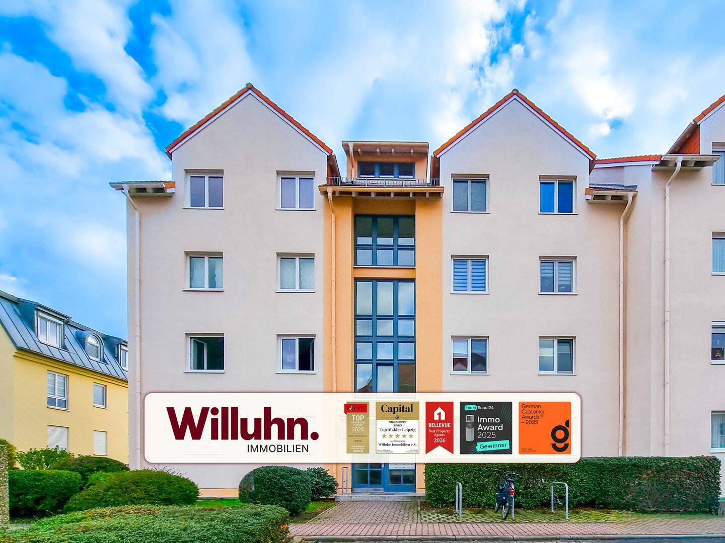 4,49 % Brutto-Rendite – Vermietete 2-Zimmer-Maisonettewohnung mit Südbalkon, 4451 Borsdorf