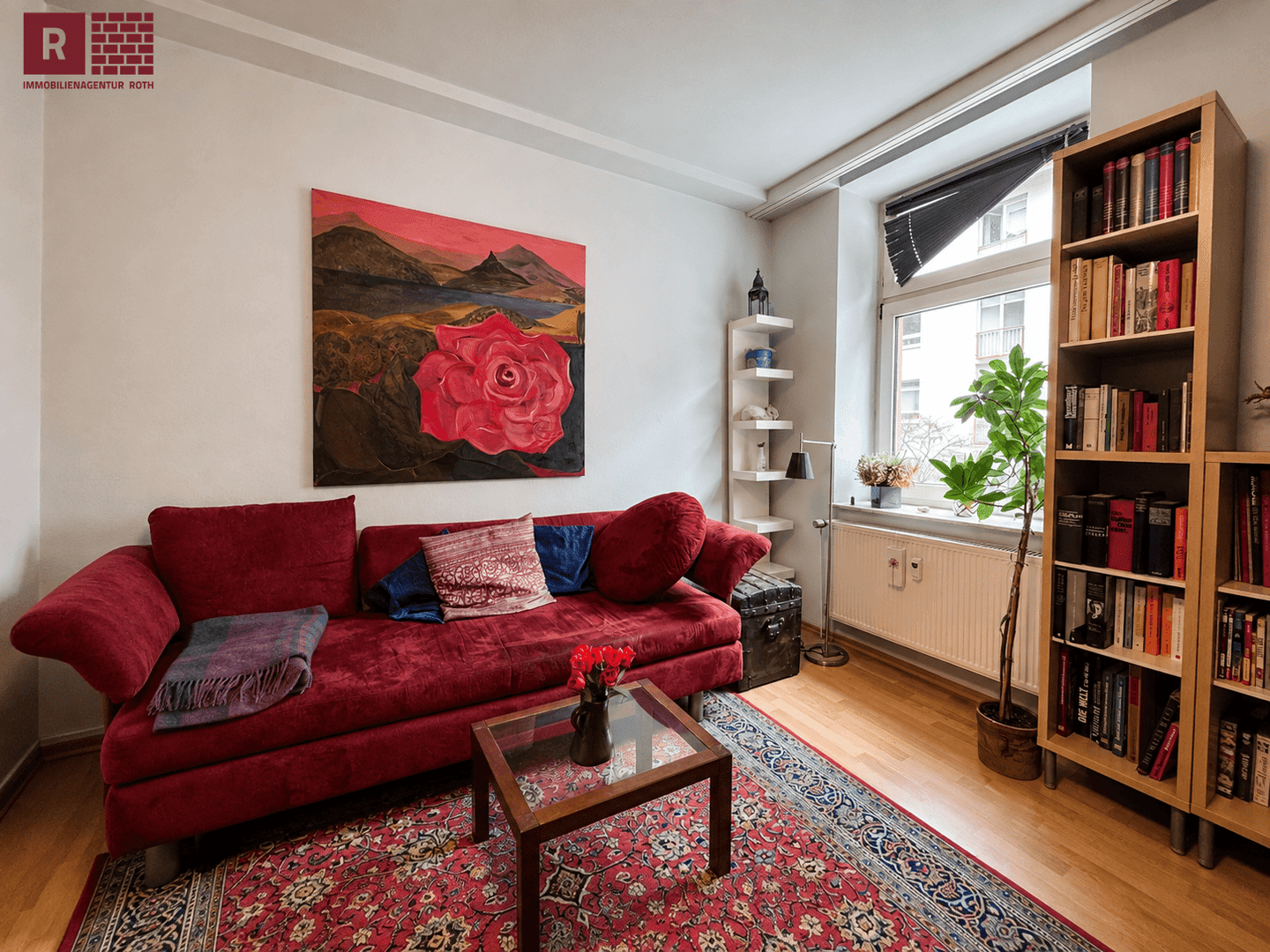 Altbaucharme & Grünblick – vermietete 2-Zimmer-Wohnung mit Balkon in Bockenheim, 60486 Frankfurt am Main (Bockenheim Gallus Rödelheim Westend-Süd)
