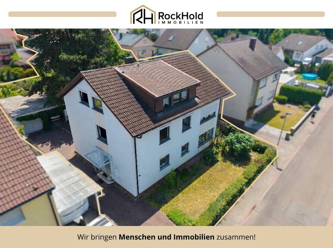 Investieren oder selbst einziehen: Attraktives Dreifamilienhaus, 68753 Waghäusel