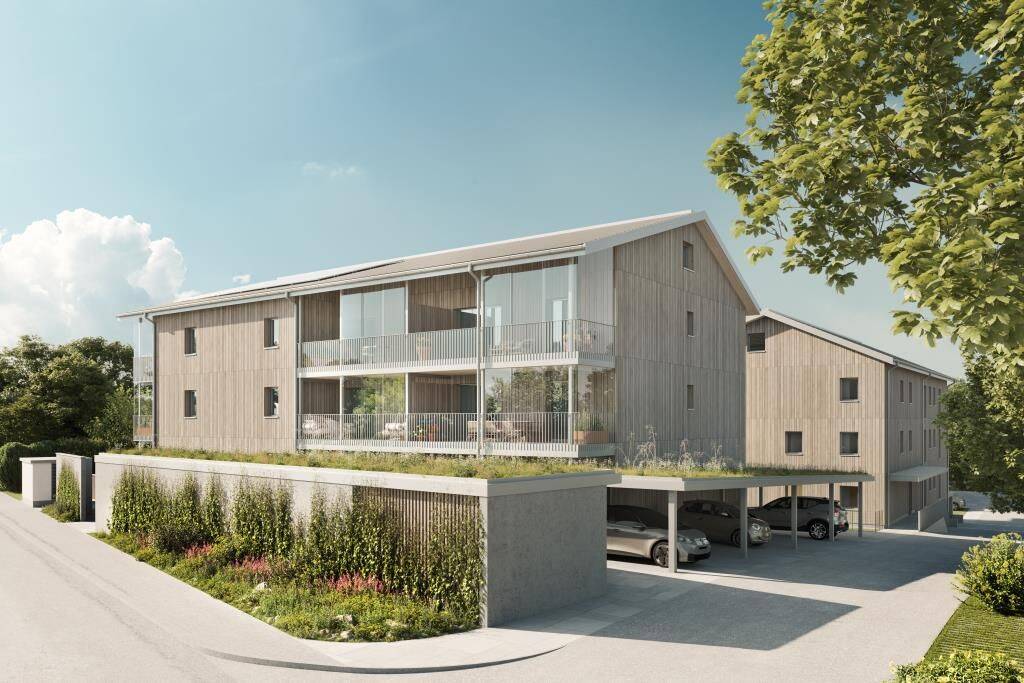 NEUBAU: Einzigartige 3 Zimmer Maisonetten-Wohnung in Laufen, 83410 Laufen