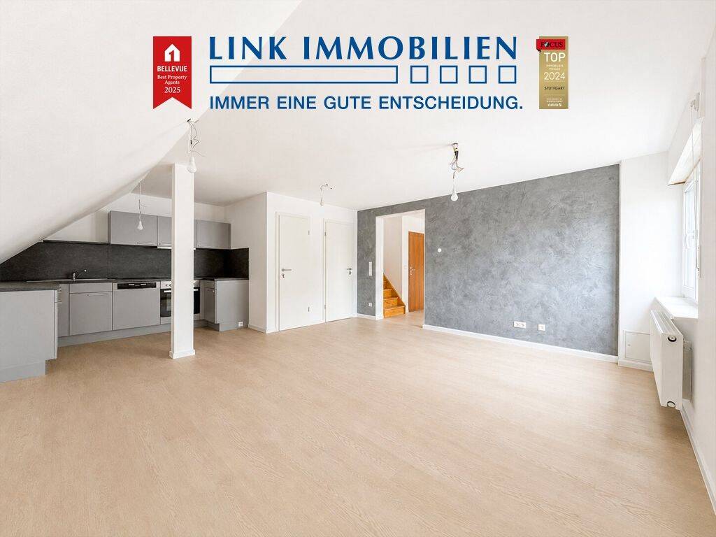 Waiblingen: Kernsanierte Maisonette-Wohnung in guter Lage, 71334 Waiblingen