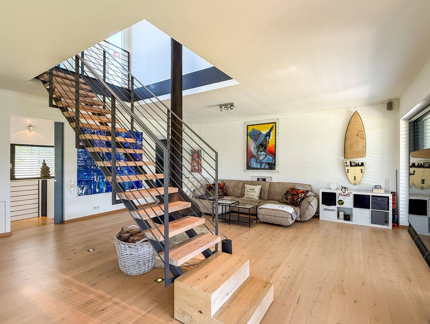 FAMILIENTRAUM IN DIREKTER MAINLAGE – High-End Architektenhaus mit Erdwärmepumpe, Sauna, PV-Anlage, 63075 Offenbach am Main (Bürgel Offenbach am Main Rumpenheim Waldheim)