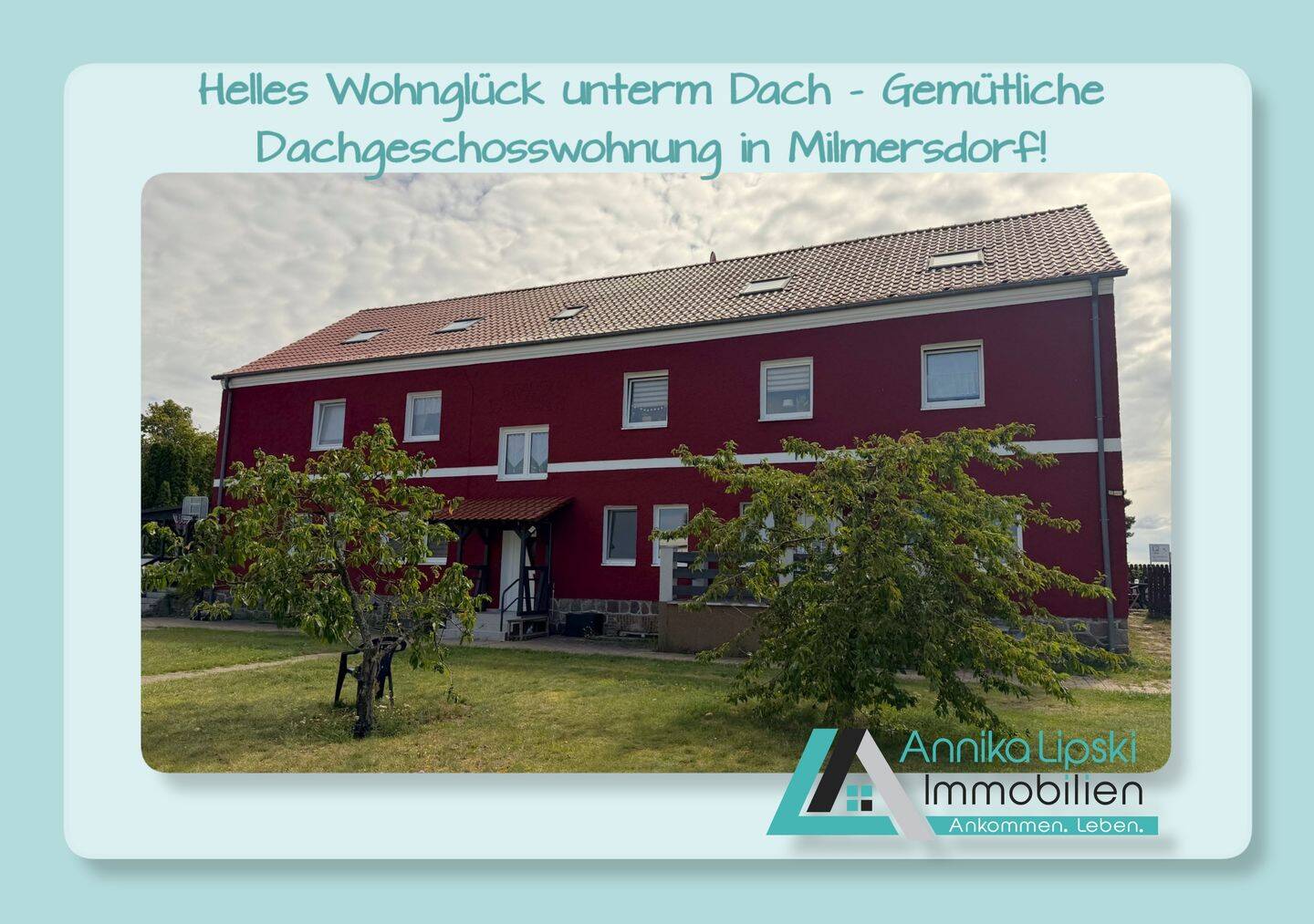 Helles Wohnglück unterm Dach – Gemütliche Dachgeschosswohnung in Milmersdorf, 17268 Milmersdorf