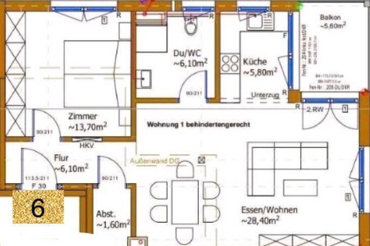 2-Zimmer Wohnung in Oberkirch zum 01.08., 77704 Oberkirch