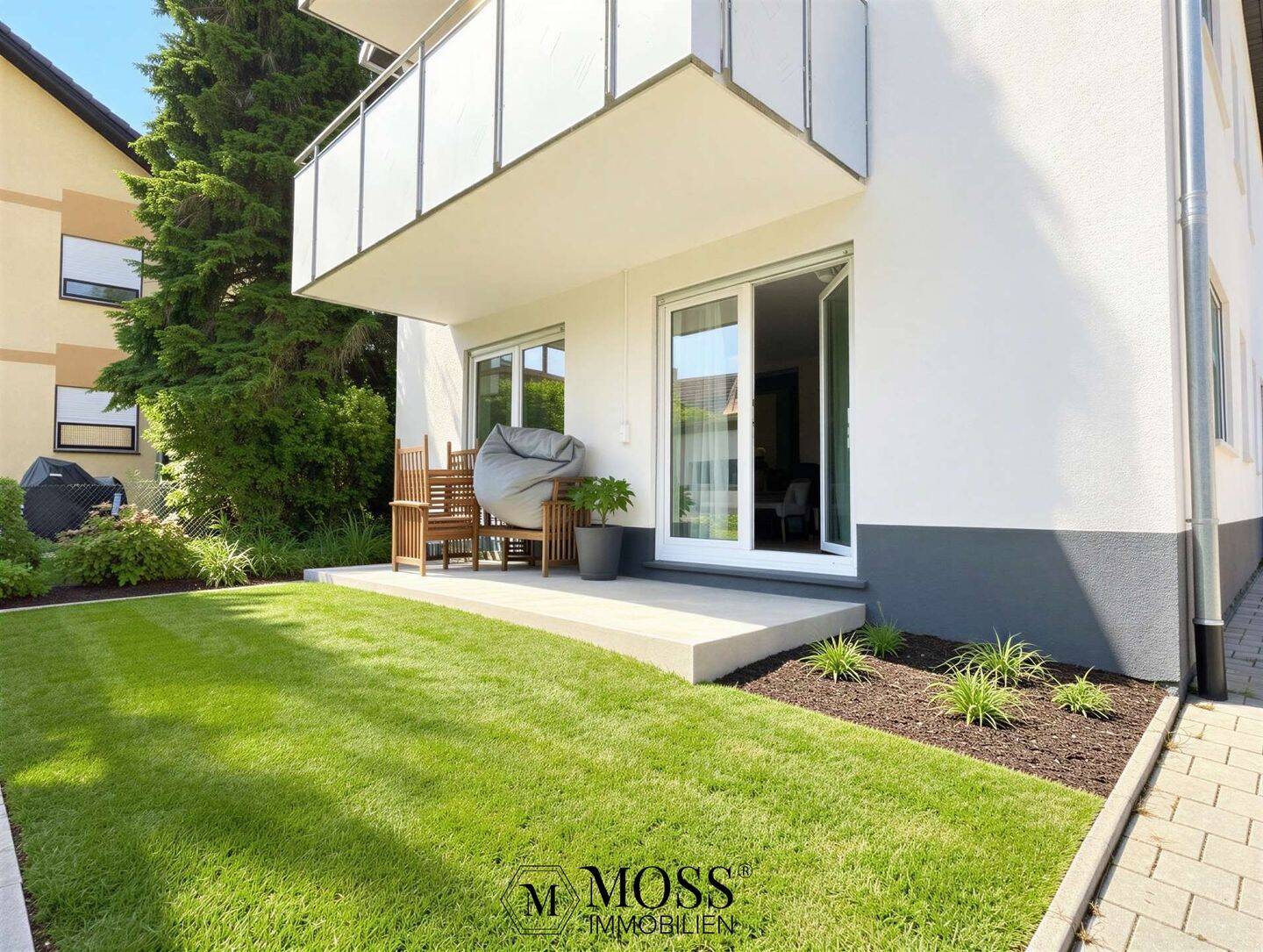 Hochwertige Neubau Erdgeschosswohnung mit Garten – stilvoll, barrierefrei und nachhaltig, 77933 Lahr/Schwarzwald