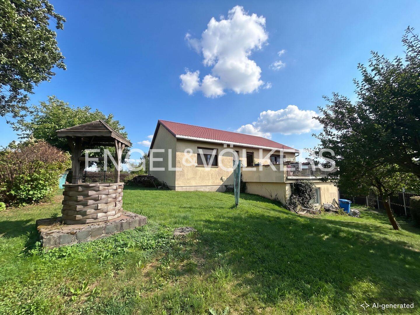 Idyllisches Familienhaus in Vollmershain mit Kamin, Garten und eigenem Brunnen – Ihr individueller Wohntraum im Grünen, 4626 Vollmershain