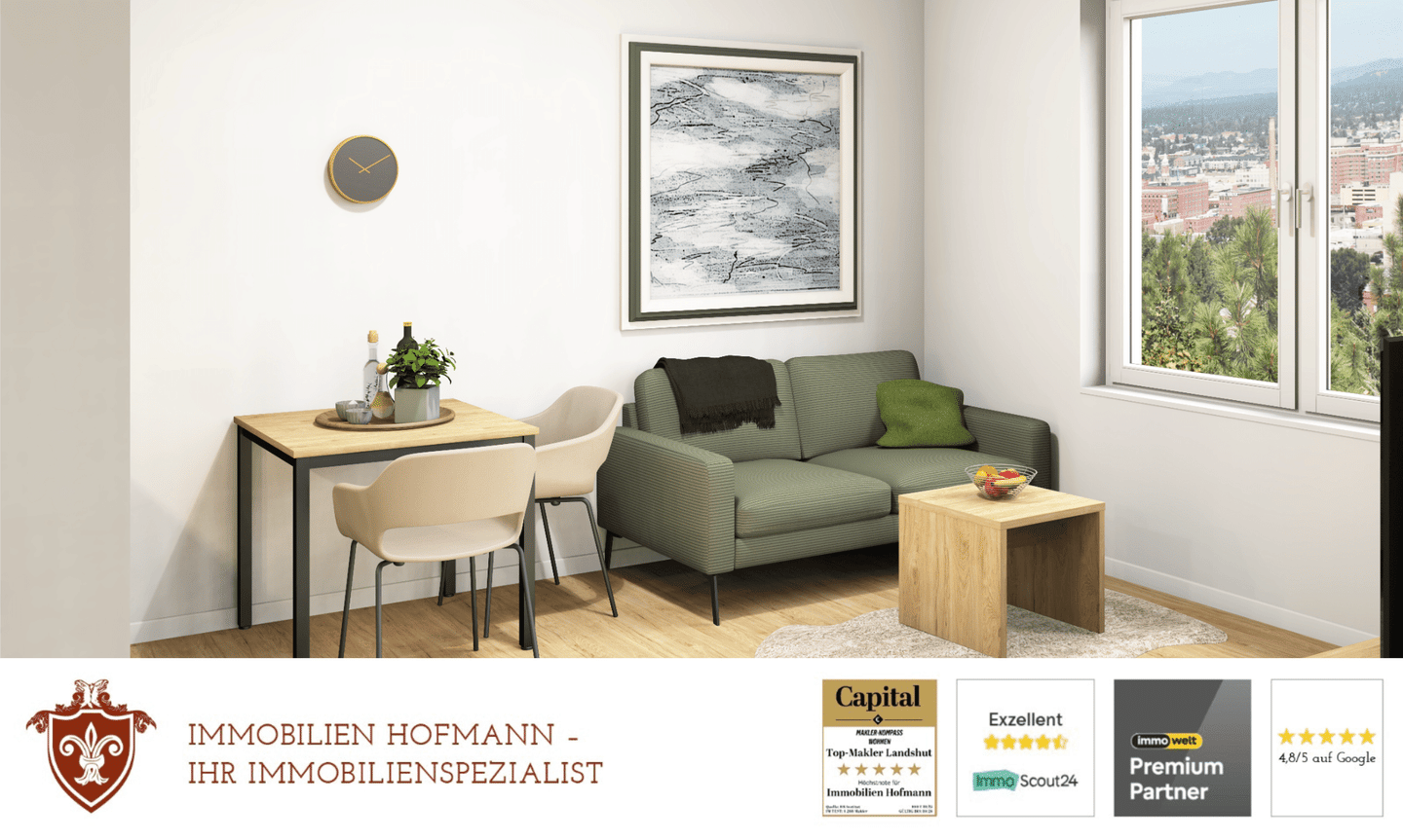 Moderne 2-Zimmer-Neubauwohnung mit Balkon – zentral und altstadtnah, 84036 Landshut