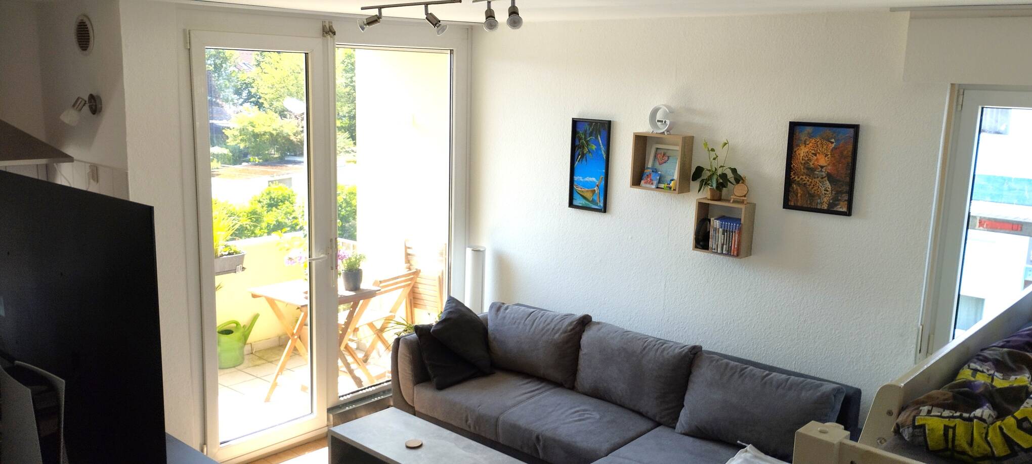 Renovierte helles 1-Zimmer Apartment mit Balkon und Einbauküche ab 01.10. zu vermieten, 78315 Radolfzell am Bodensee
