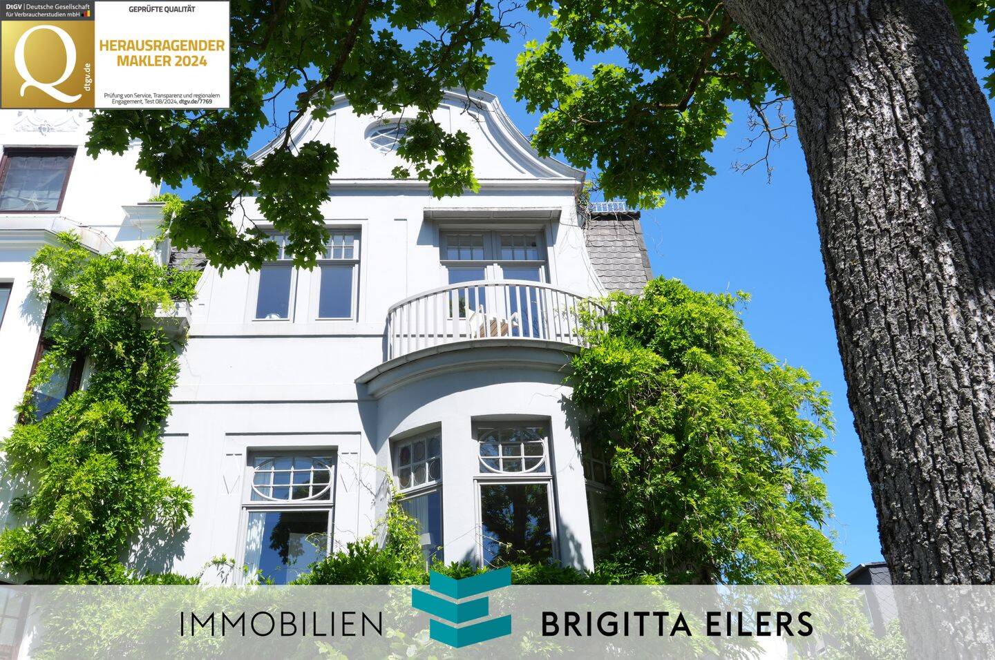 Bestlage am Bürgerpark: Stilvolles Altbremer Stadthaus mit vielen Möglichkeiten