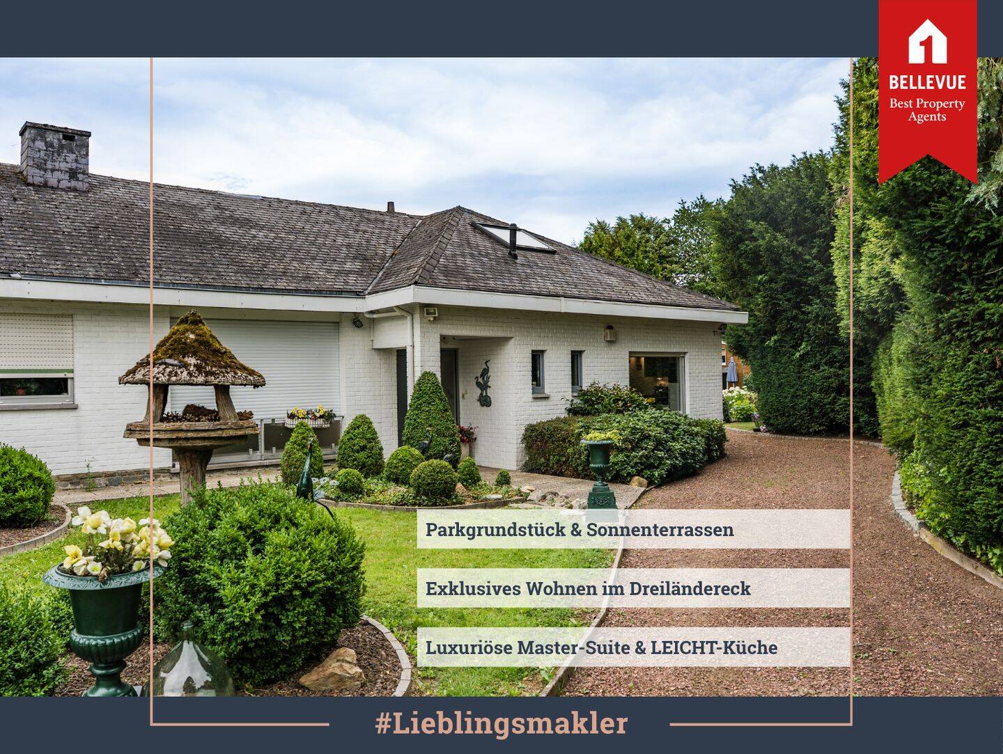 Exklusives Wohnen im Dreiländereck – mit Gästehaus & parkähnlichem Grundstück, 52076 Aachen