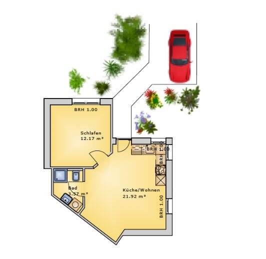 2 Zimmer Wohnung in Heppenschwand, 79862 Höchenschwand