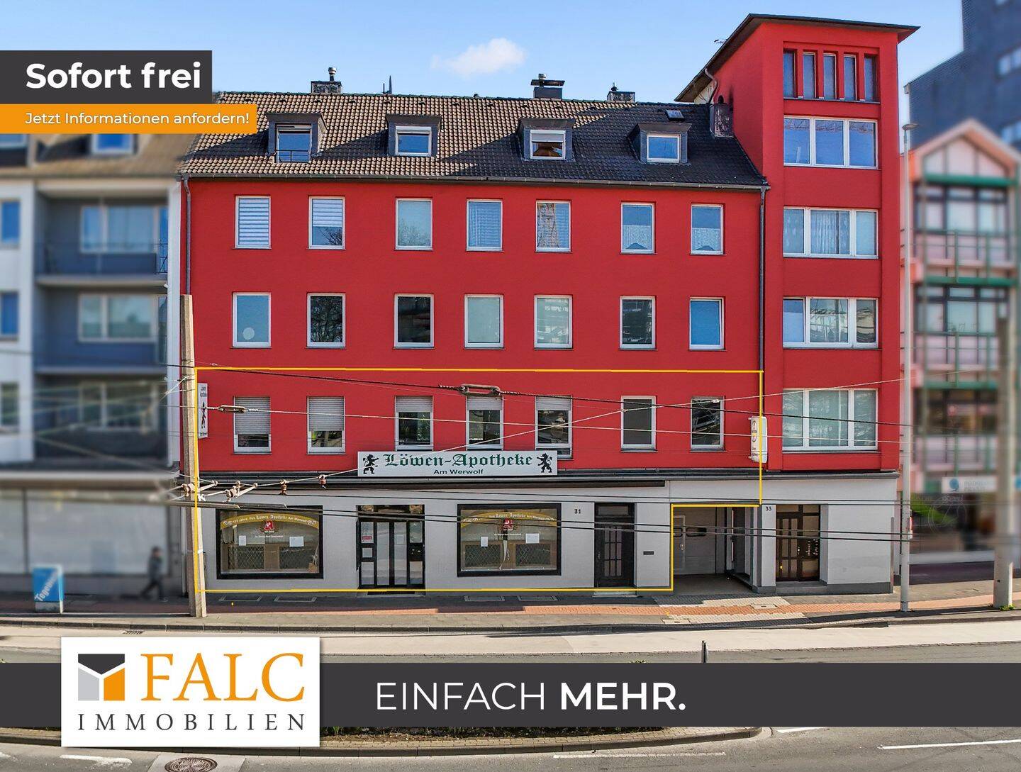 Zwei Chancen. Eine Adresse – attraktive Gewerbeeinheit mit separater Wohneinheit