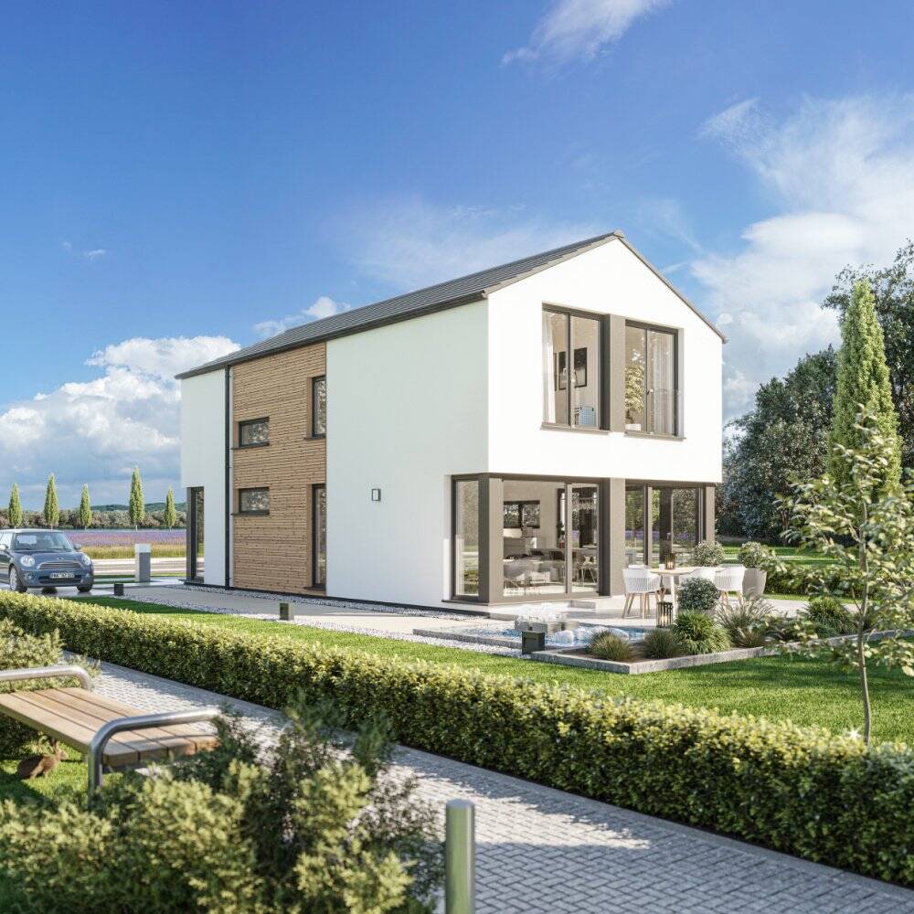 Einheimische exklusiv – Modernes Neubau-Einfamilienhaus mit Keller in Kranzberg, 85402 Kranzberg