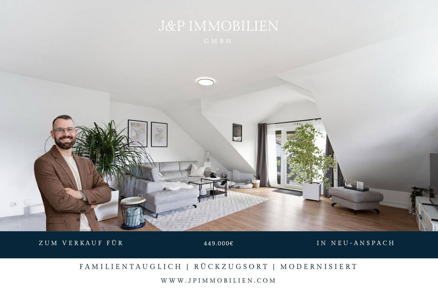Traumhafte Dachgeschosswohnung – Großzügig, hell & modernisiert in Neu-Anspach, 61267 Neu-Anspach