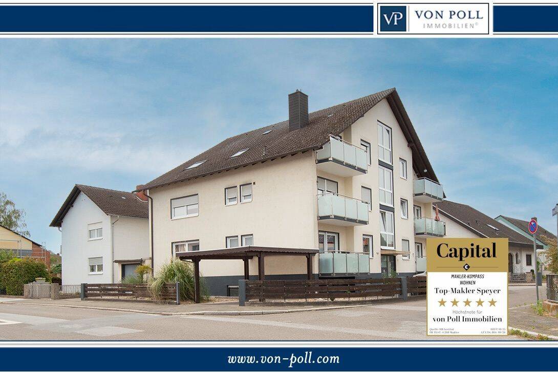 Dachgeschosswohnung inkl. Appartement im Untergeschoss in Speyer-West, 67346 Speyer (Angelhof I und II Speyer)