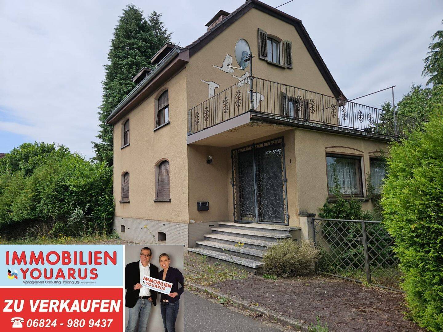 Freistehendes Einfamilienhaus mit Garage und großen Grundstück in Baltersweiler – sanierungsbedürftig, 66640 Namborn