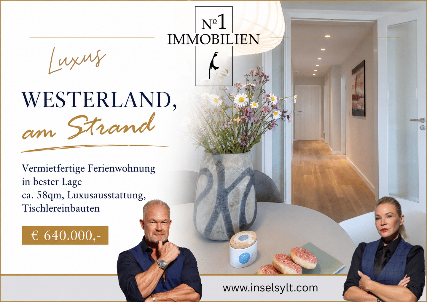 Beste Lage am Strand- Exklusive 2 Zimmer Ferienwohnung, 25980 Sylt