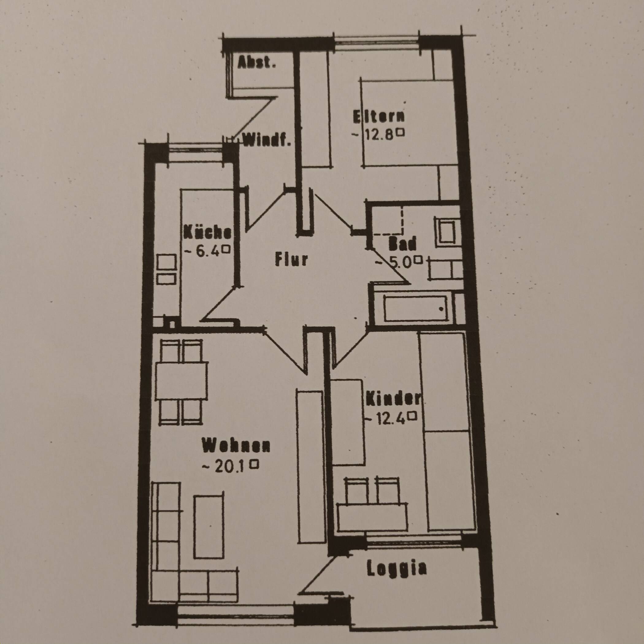 Sanierte 3-Zimmerwohnung, 23812 Wahlstedt