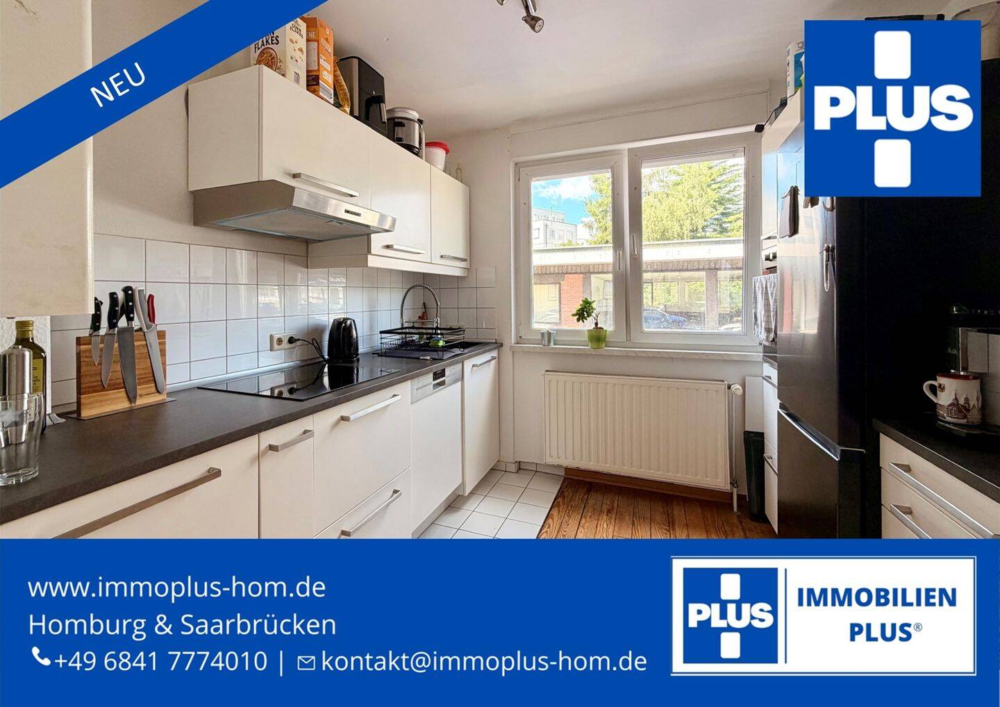 HOMBURG-CITY; HELLE 3 ZKB WOHNUNG MIT BALKON, 66424 Homburg
