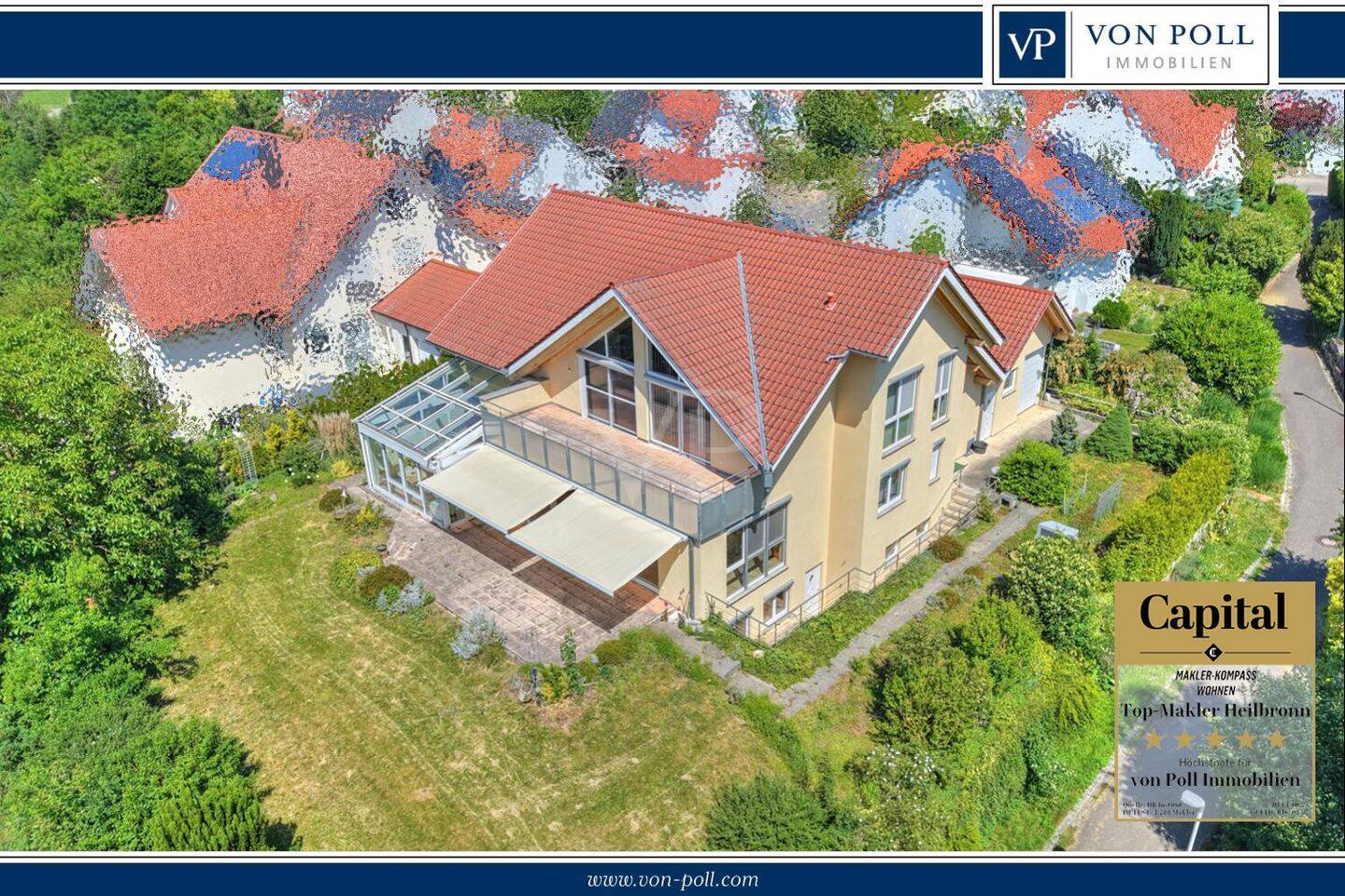 Zuhause mit Weitblick – Hochwertiges Zweifamilienhaus in begehrter Feldrandlage, 74078 Heilbronn (Biberach Frankenbach Heilbronn Kirchhausen Neckargartach)