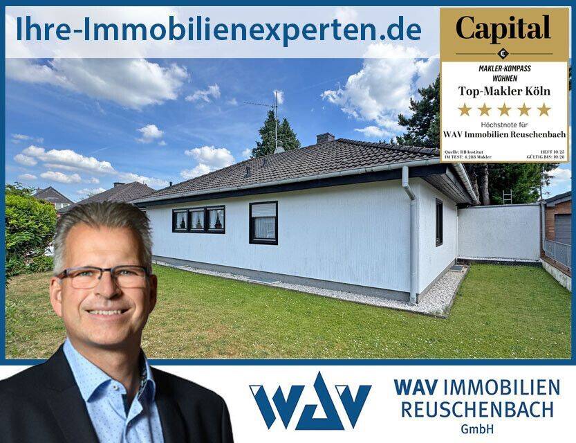 Bungalow mit schönem Garten in Berzdorf, 50389 Wesseling