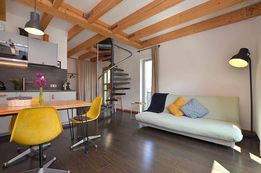Hell möblierte 2-Zimmerwohnung in Wiesenbronn mit Balkon, 97355 Abtswind
