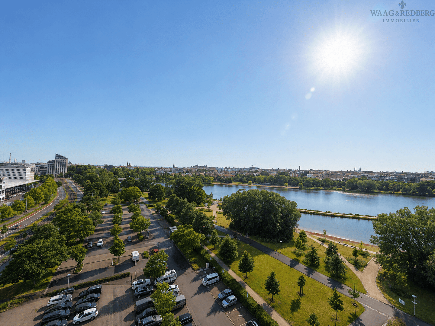 1-Zimmer Apartment mit beeindruckendem Seeblick, 90402 Nürnberg (Gleißbühl Lorenz Tafelhof Tullnau Wöhrd)