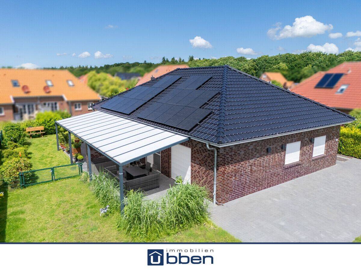 Neubau-Bungalowhälfte in Visquard – schlüsselfertig mit Wärmepumpe und PV-Anlage, 26736 Krummhörn