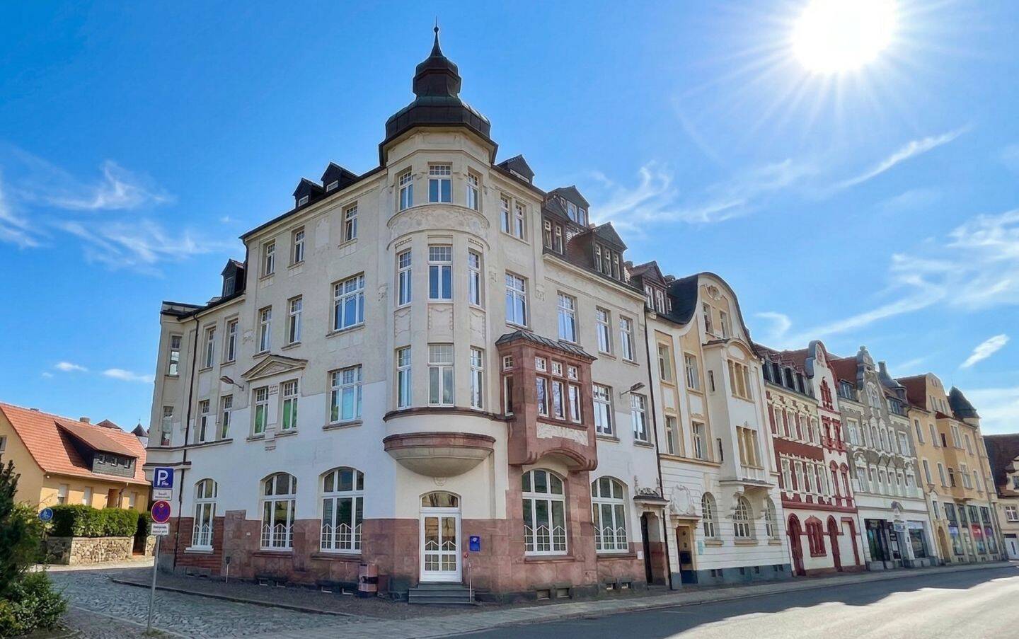 Nur 20 Min. bis Leipzig: Helle 3-Zimmer-Dachgeschosswohnung mit Aufzug im historischen Zentrum von W, 4808 Wurzen