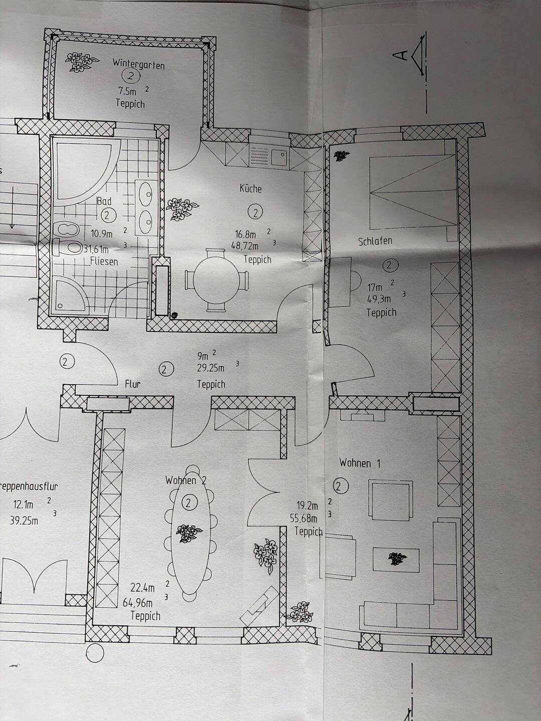 Attraktive 3-Zimmer-Wohnung in Dessau-Nord mit Balkon und Gartennutzung / PROVISIONSFREI, 6844 Dessau-Roßlau (Innenstadt Mildensee Waldersee)
