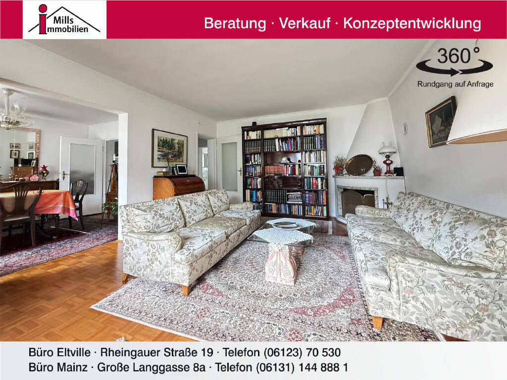 Große helle Top-Maisonette Wiesbaden nähe Kurpark: ideal für Familie oder Leben / Arbeiten