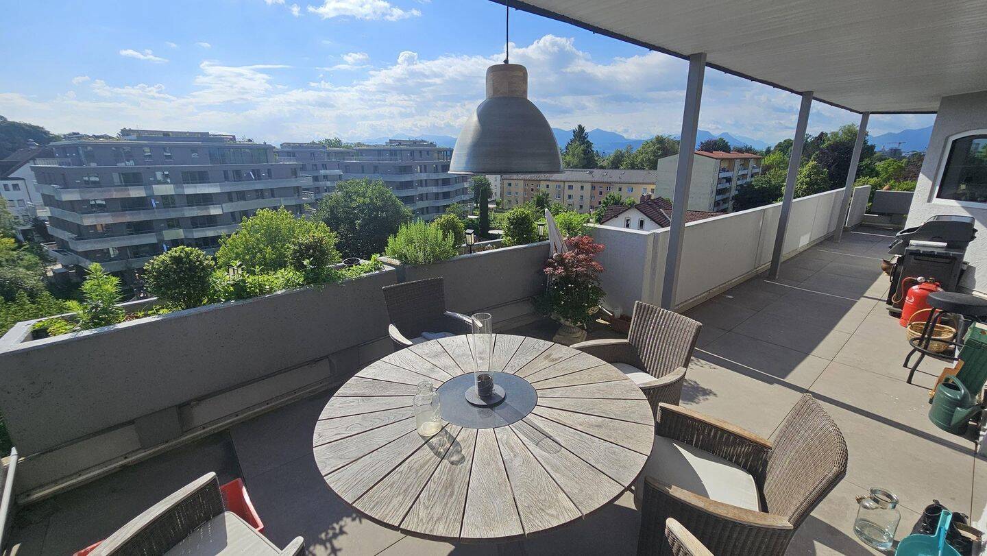 Exklusives Penthouse mit Alpenpanorama, XXL-Terrasse und Privataufzug, 83024 Rosenheim (Fürstätt Ost Süd West Westerndorf Sankt Peter)