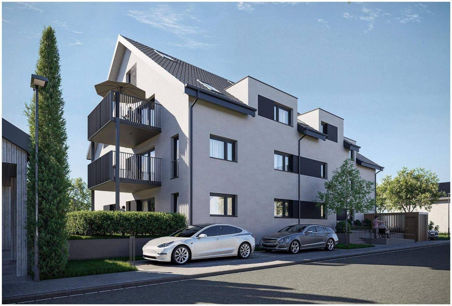 Neue 2 ½-Zimmer-Erdgeschoss-Wohnung mit Terrasse und Privatgarten, 79346 Endingen am Kaiserstuhl