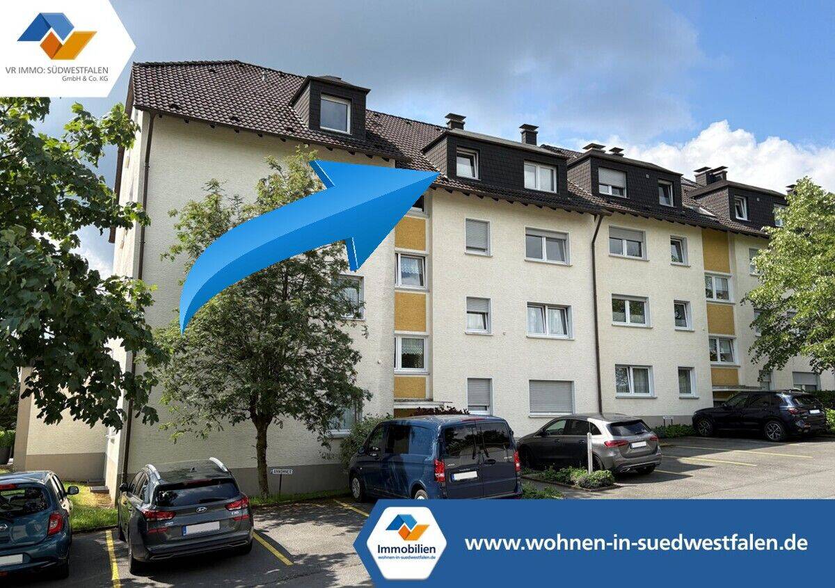 VR Immo: Vermietete Wohnung mit Loggia, Garage und Stellplatz in bester Lage, 58515 Lüdenscheid