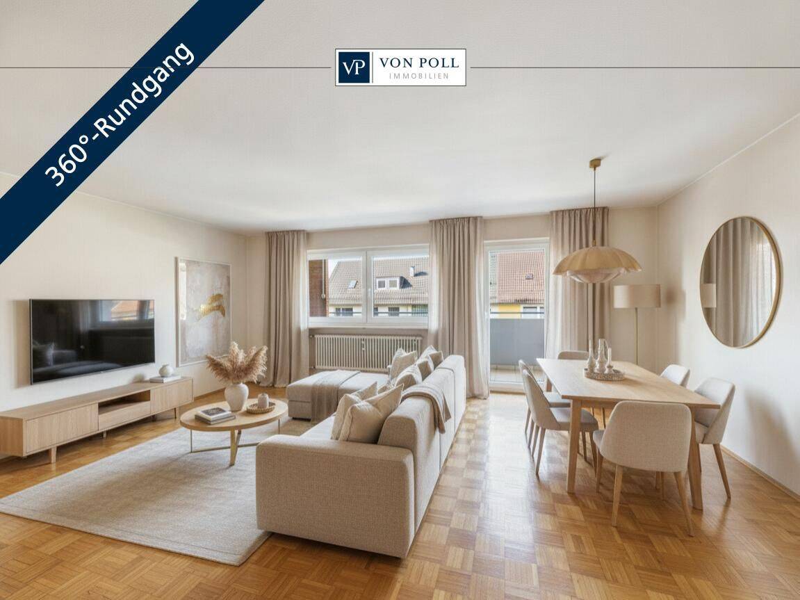 Zabo von seiner schönsten Seite – Großzügiger Balkon & edles Parkett, 90480 Nürnberg (Gleißhammer Mögeldorf Tiergarten Weichselgarten Zerzabelshof)