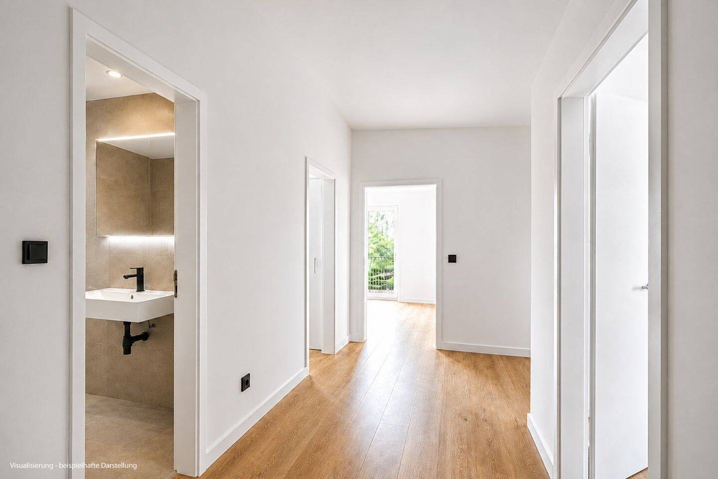 AIGNER – Kernsanierte 2-Zimmer Wohnung mit Balkon in angenehm ruhiger Wohnlage, 80689 München (Hadern Laim Pasing-Obermenzing)